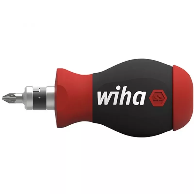 Wiha Stubby Bit-Screwdriver 8 dalių vidinis šešiabriaunis, išorinis šešiabriaunis, Phillips, Phillips Pozidriv, plyšinis, TORX (43613)