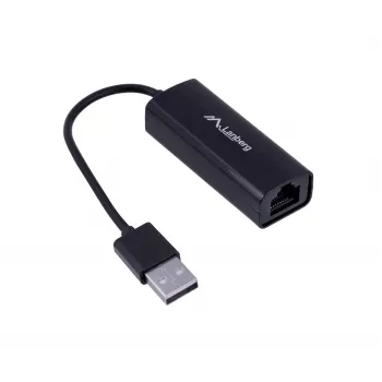Tinklo sąsajos plokštė LANBERG NC-0100-01 USB 10 Gbit/s, karštas keitimas, kabelis 0,15 m, juoda