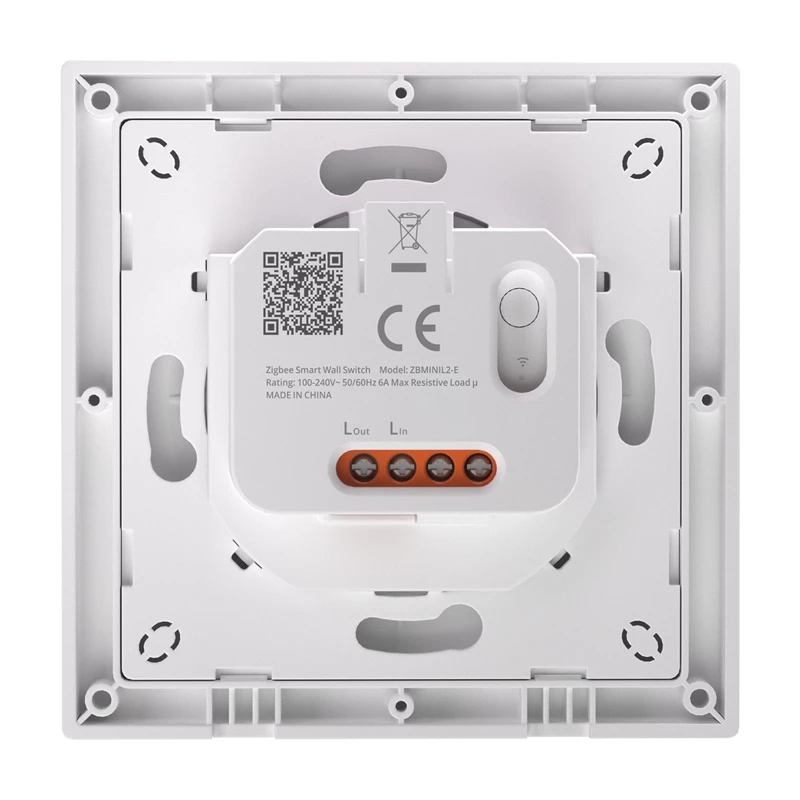 Sieninis jungiklis Sonoff ZBMINIL2-E ZigBee kompaktiškas Fusion serijos