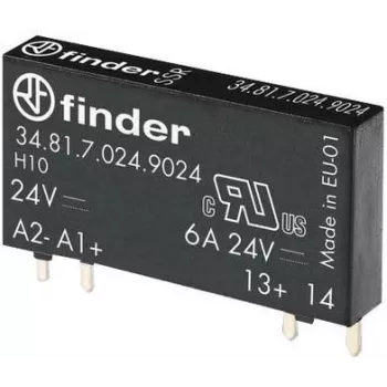 FIN 34.81 05-024 – Įstatoma relė 1 normaliai atviras kontaktas 2A 5VDC/24VDC (34.81.7.005.9024)