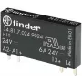 FIN 34.81 05-024 – Įstatoma relė 1 normaliai atviras kontaktas 2A 5VDC/24VDC (34.81.7.005.9024)