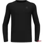 Vyriški marškinėliai Odlo BL TOP crew neck l/s MERINO 200, dydis M, juodi