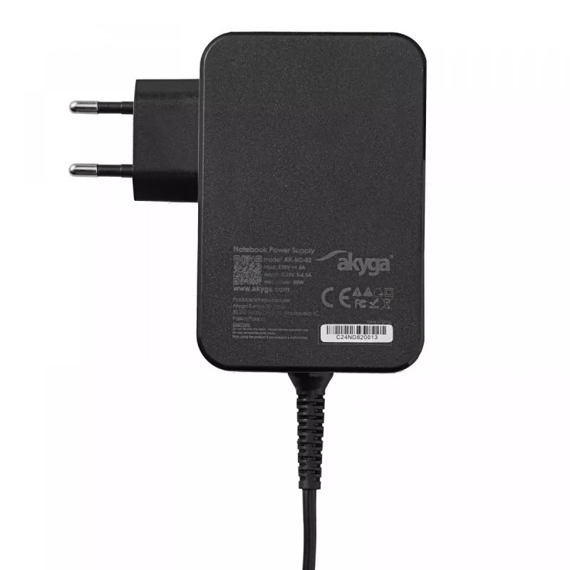Akyga AK-TB-10 maitinimo adapteris inverteris vidaus 12 W juodas