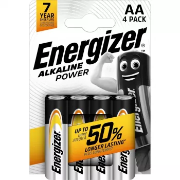 Šarminė AA baterija vienkartinė Energizer Classic 1.5V LR6 — 4 vnt., 50,5×14,5 mm, 23 g