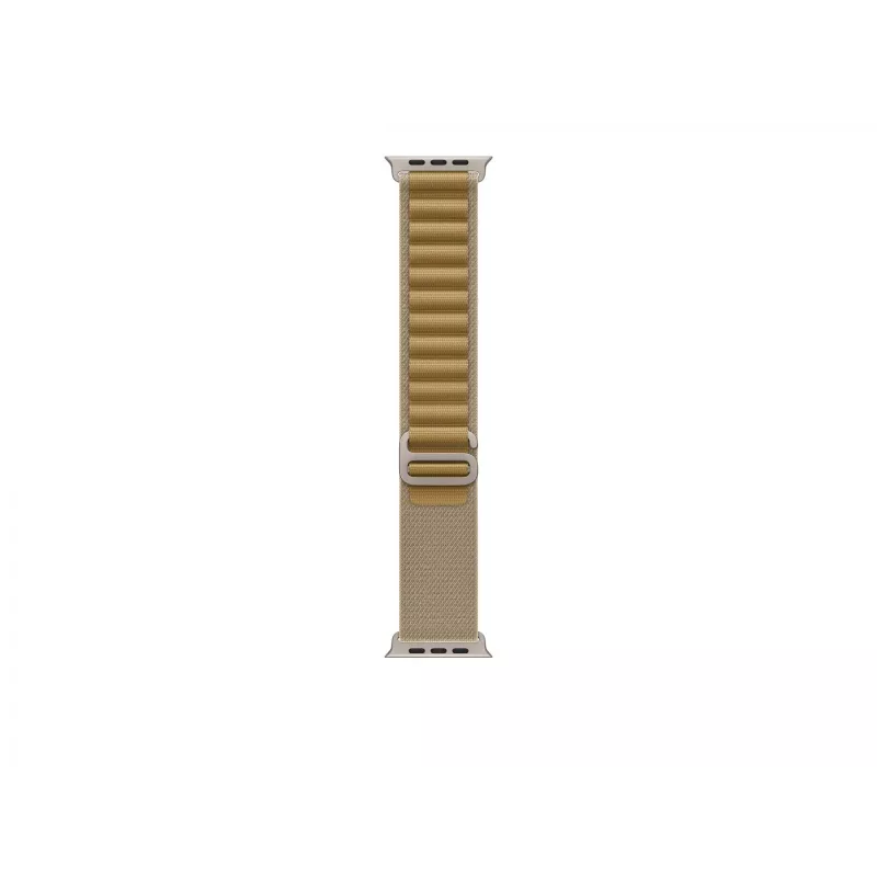 APPLE Watch Ultra 2 GPS + Cellular 49mm natūralaus titano korpusas su smėlio spalvos Alpine Loop dirželiu - mažas