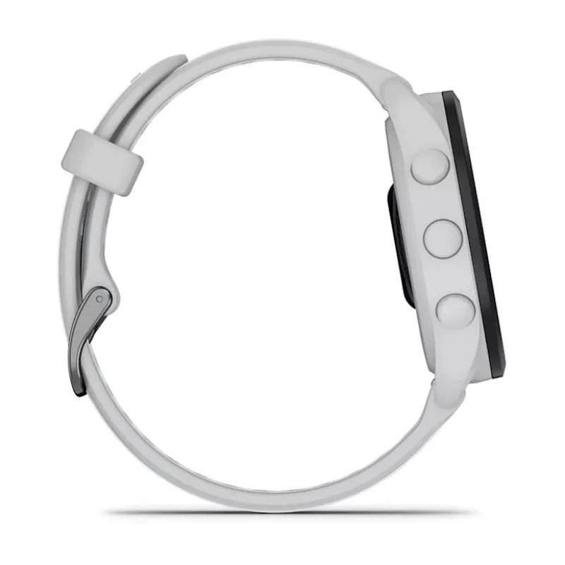 Išmanusis laikrodis GARMIN Forerunner 165 Music – GPS, 1,2 colio AMOLED, 43 mm korpusas, 11 dienų baterija, 5 ATM, 4 GB, Pilka