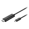 Goobay USB 3.1 Type-C™ į High Speed HDMI™ adapterio laidas, 1,8 m - USB-C™ kištukas > HDMI™ standartinis kištukas (A tipas) (77528)