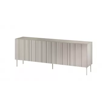 Komoda Cama Meble ISLA 2000x400x750 mm, kašmyro matinis, medžio drožlių plokštės korpusas