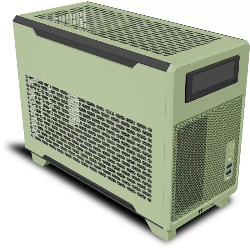 Korpusas Thermaltake TR100 Mini Tower Green