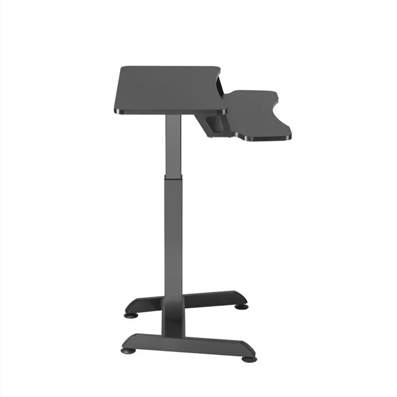 Maclean MC-835 nešiojamas stalas su elektriniu aukščio reguliavimu 72-122 cm, max. 37 kg, valdymo pultas, sėdėjimo-stovėjimo darbo vieta