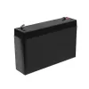Įkraunama sandarioji švino rūgšties baterija Green Cell AGM12 6 V 7000 mAh Juoda