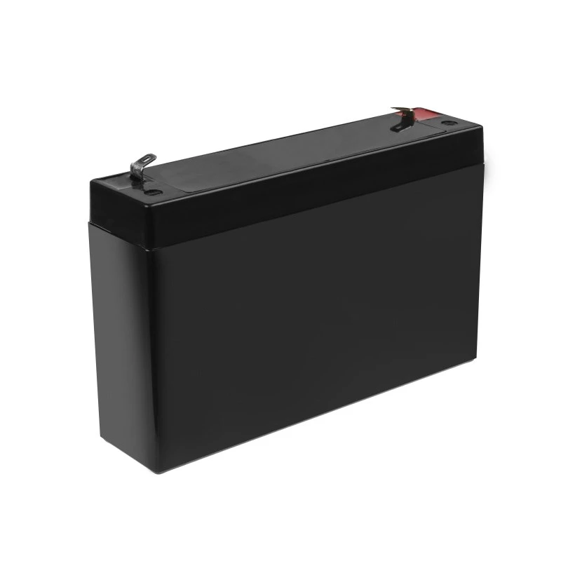 Įkraunama sandarioji švino rūgšties baterija Green Cell AGM12 6 V 7000 mAh Juoda