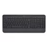 Logitech Signature K650 - belaidė klaviatūra - Bluetooth 5.1 - QWERTZ - švediška - grafito spalva