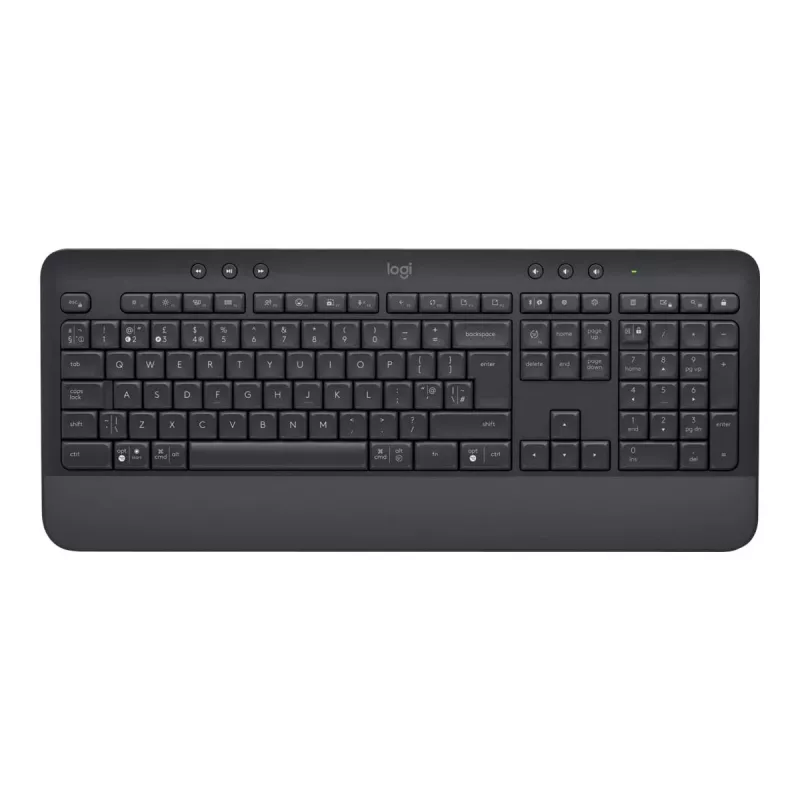 Logitech Signature K650 - belaidė klaviatūra - Bluetooth 5.1 - QWERTZ - švediška - grafito spalva