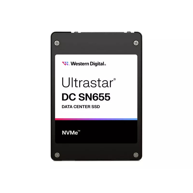Vidinis U.3 SSD Western Digital Ultrastar DC SN655 15.36 TB (PCIe 4.0, NVMe 1.4b, 6800/3700 MB/s)