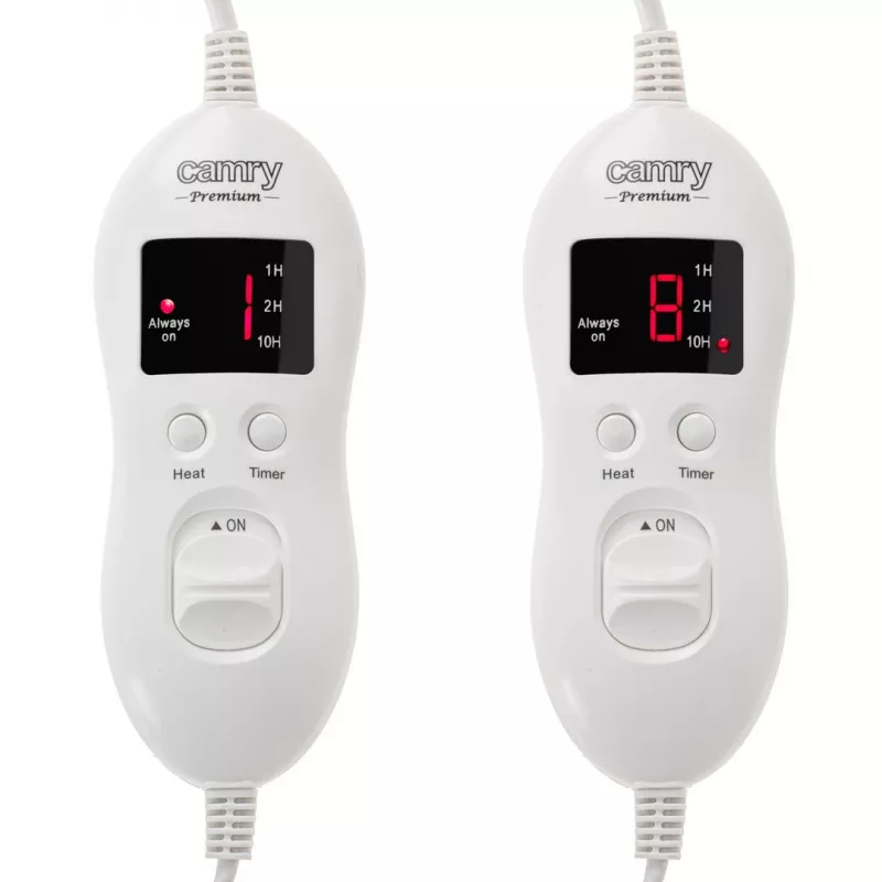 CAMRY CR 7436 elektrinė antklodė su dviejų zonų šildymu