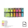 Spalvotas neoninis popierius Double A, 75g, A4, 500 lapų, Rainbow 4, 5 neoninių spalvų
