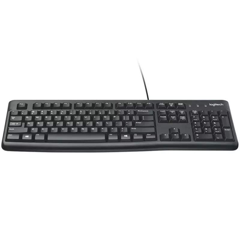 Klaviatūra Logitech K120 for Business, pilno dydžio, AZERTY, USB, juoda