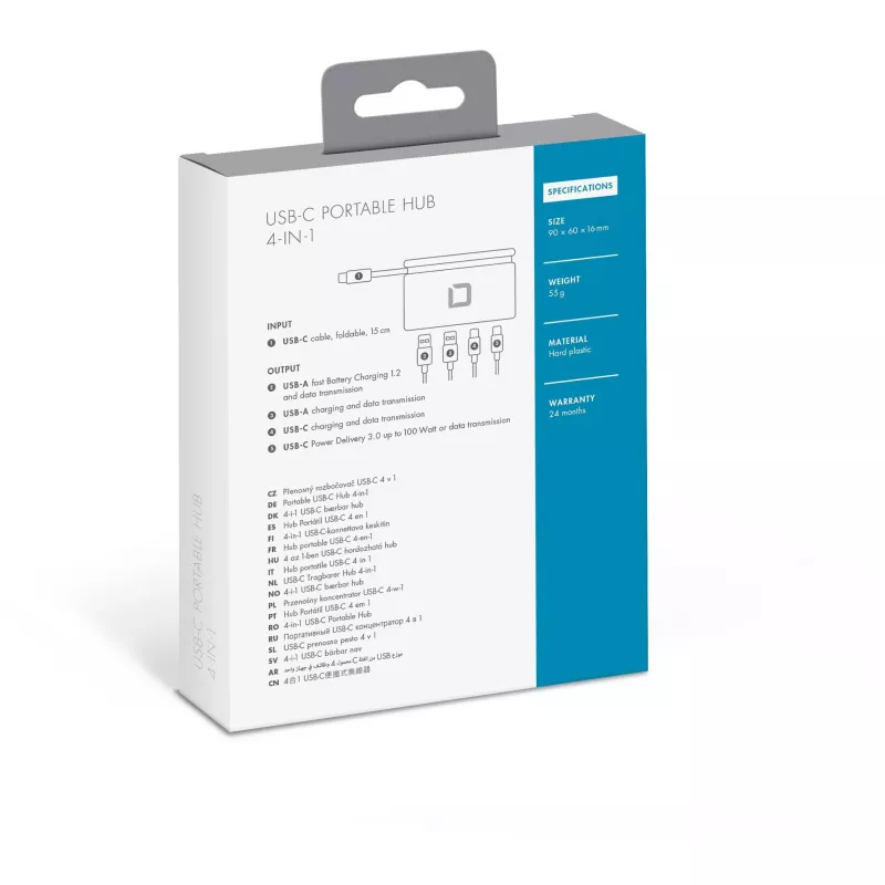 DICOTA D31731 USB-C 4-in-1 dokas