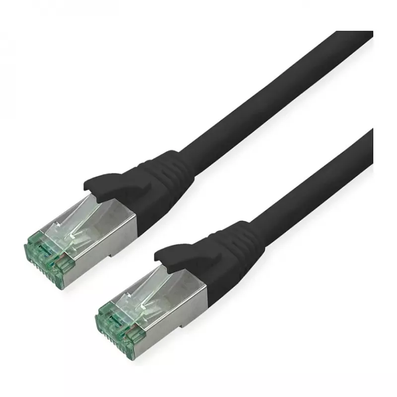 Tinklo kabelis ROLINE Recycled Material 21.45.3256 RJ-45 Cat6a 7 m Juoda