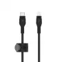 Belkin BOOST CHARGE - Lightning-Kabel - 24 pin USB-C männlich zu Lightning männlich - 1 m - Schwarz - für Apple iPad/iPhone/iPod (Lightning)