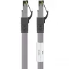 Goobay CAT 8.1 Patch Laidas, S/FTP (PiMF), Pilkas, 3 m - LSZH Halogen-Free, Varis AWG 24 (55138)