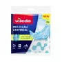 Valymo šluostė VILEDA Pro Clean 179370 – universali fermentinė šluostė, šlapiam valymui, 4 vnt. pakuotė