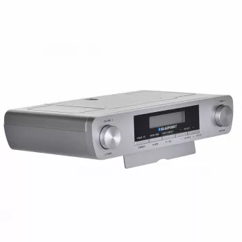 Virtuvinis radijas BLAUPUNKT KR14BT su Bluetooth, FM, LED ekranu, 2x0,8W, maitinimas tinklu/baterijomis, pilka