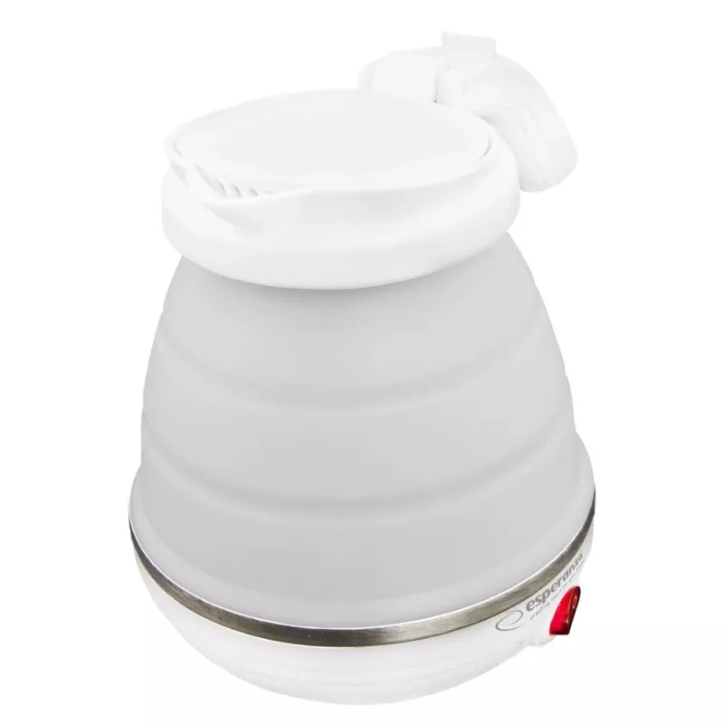 Elektrinis virdulys ESPERANZA EKK023 — 0,5 L, 750 W, baltas, silikonas & plastikas