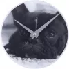 NeXtime klok 5173 Little Dog, sieninis, Ø20 cm, juodas