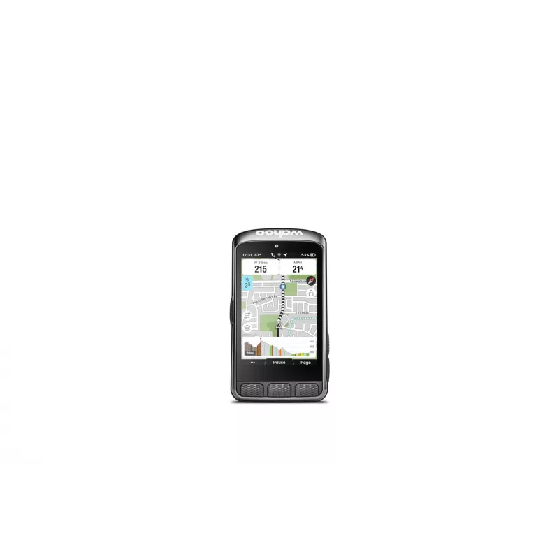 GPS dviračių kompiuteris Wahoo Elemnt ACE WFCC7 — 9,7 cm TFT lietimui jautrus ekranas, Bluetooth 5.0, ANT+, Wi‑Fi, IPX7, 30 h baterija