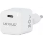 Mobilis Nano Wall Charger 30W USB-C GaN pagamintas Prancūzijoje (001383)
