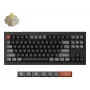 Mechaninė klaviatūra Keychron V3 Ultra 8K – laidinė ir Bluetooth, QWERTY išdėstymas, RGB LED, juoda