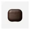Odinis AirPods dėklas Nomad V3 Rustic Brown – apsauginis odinis dangtelis AirPods įkrovimo dėklui