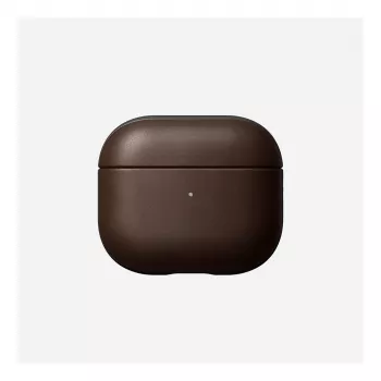 Odinis AirPods dėklas Nomad V3 Rustic Brown – apsauginis odinis dangtelis AirPods įkrovimo dėklui