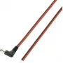 VOLTCRAFT Žemos įtampos jungiamasis laidas, kištukas 5,5 mm / 2,5 mm, atviras galas, 2 m, 1 vnt. (93025c179)