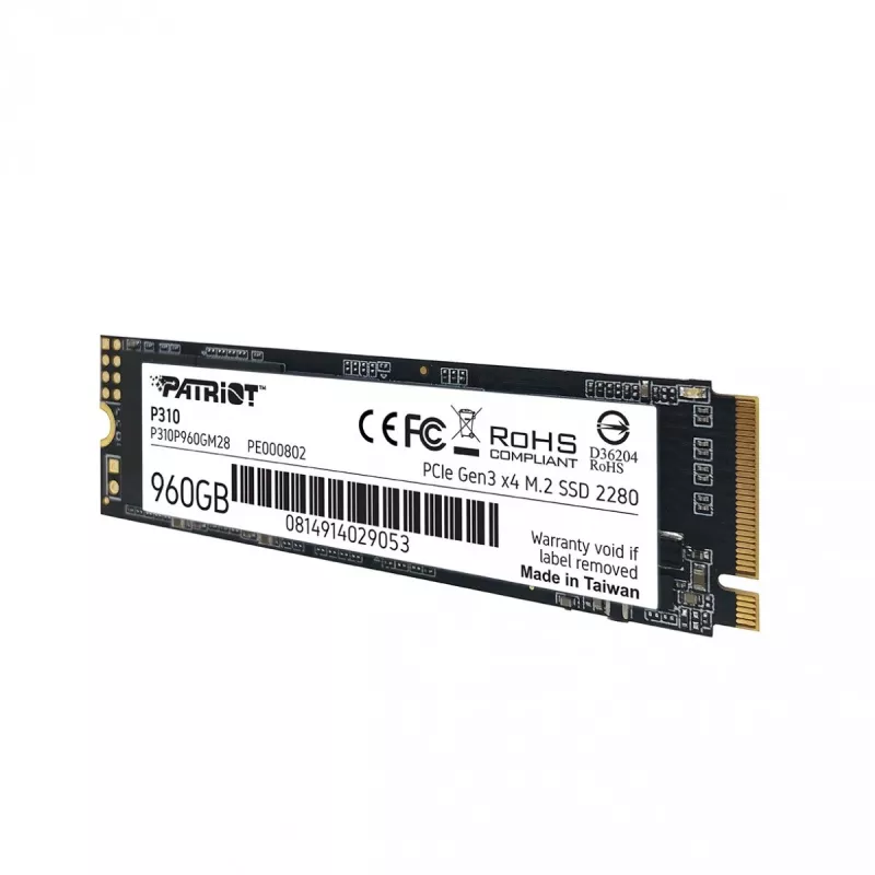 SSD diskas Patriot Memory 960GB M.2 PCI Express 4.0 NVMe P310P960GM28