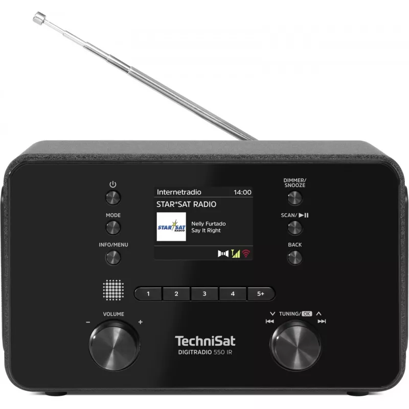 Asmeninis radijo imtuvas TechniSat DigitRadio 550 IR DAB+ FM 100W