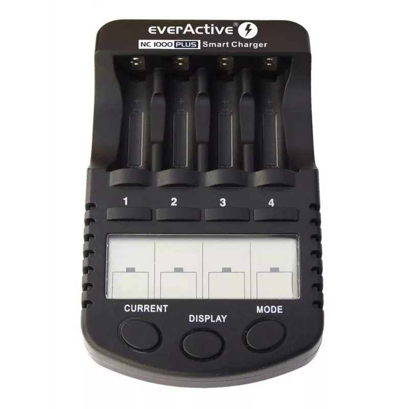 EVERACTIVE NC-1000 PLUS sieninis baterijų įkroviklis