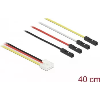 DeLOCK konversinis IOT Grove kabelis 4 kontaktų šakė į 4 šuoliukų moteriškas 40 cm