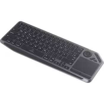Renkforce RF-WLBTKB-300 belaidė Bluetooth klaviatūra vokiškas QWERTZ išdėstymas juoda integruota (RF-6746416)