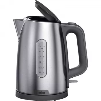 Braun WK 1500 GY elektrinis virdulys 1.7 L 2200 W pilkas, nerūdijantis plienas