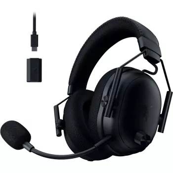 BlackShark V3 Pro, žaidimų ausinės juodos, ANC, 2,4 GHz adapteris, Bluetooth, USB, 3,5 mm lizdas