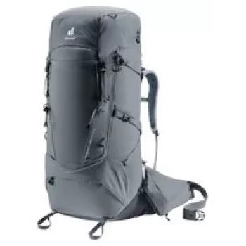 Kuprinė DEUTER Aircontact Core 65+10 SL – 65+10 L, SL prigludimas, grafito-juoda