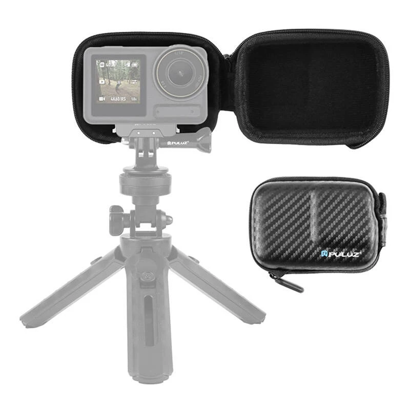 Mini kėbulo dėklas DJI Osmo Action 4/3 PU946B, kompaktiškas apsauginis dėklas, juodas