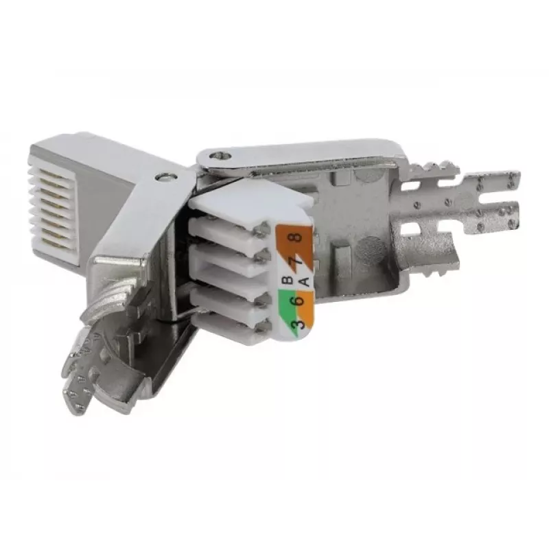 Jungtis DeLOCK 86476 RJ-45 pilka