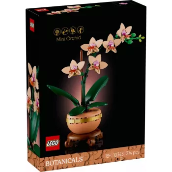 LEGO ICONS 10343 Botaninė kolekcija – Mini orchidėja