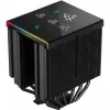 Oro aušintuvas DeepCool AK620 Digital PRO — 120 mm ventiliatorius, 1750 RPM, 25 dB, 12 V, tinka LGA1700/AM5, juodas