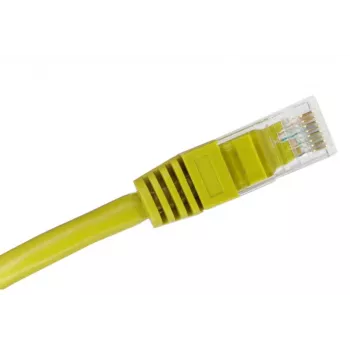 Alantec KKU5CZA1 tinklo kabelis geltonas 0.25 m Cat5e U/UTP (UTP)