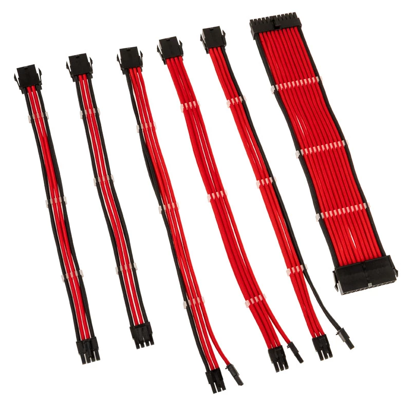 Cable Extension Kit Kolink Core Adept Red 0.35m 6 vnt.